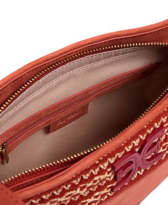 Khiara Leather Espadrille Fan Crossbody Bag