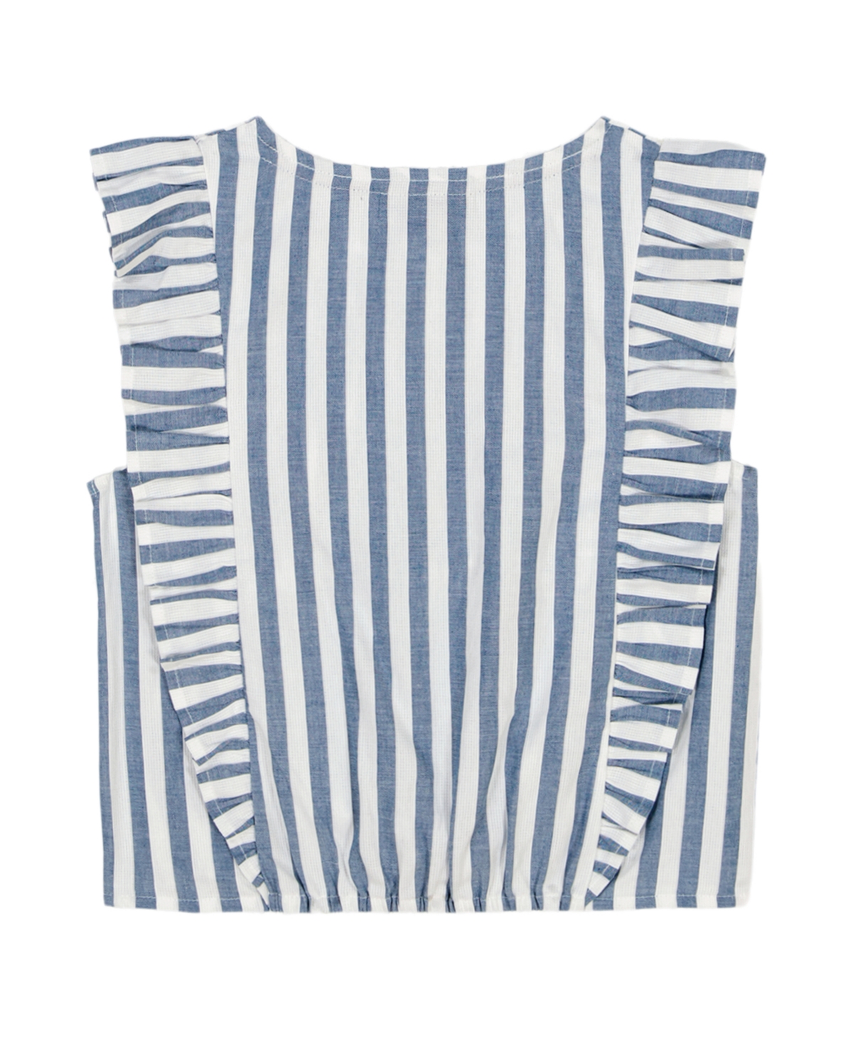 Tommy Hilfiger Kids' Stripe Cotton Ruffle Top & Skirt Set