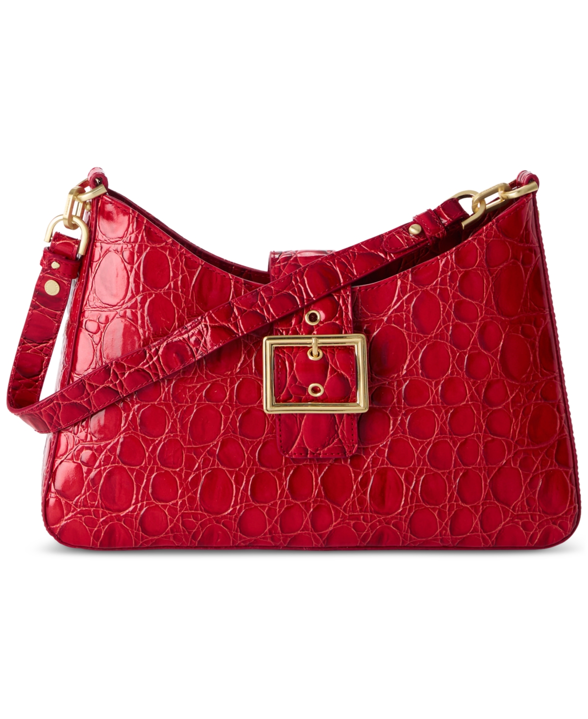Esme Sriracha Vanderbilt Small Leather Shoulder Bag - Sriracha