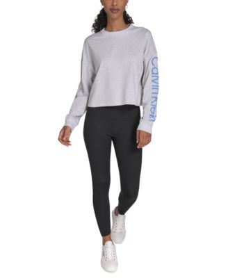 Performance Women's Logo Cropped Long-Sleeve Top