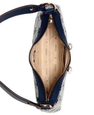 Neda 4G Peony Logo Small Top Zip Shoulder Bag