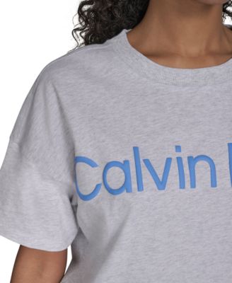 Women's Cotton Raised Logo Cropped T-Shirt