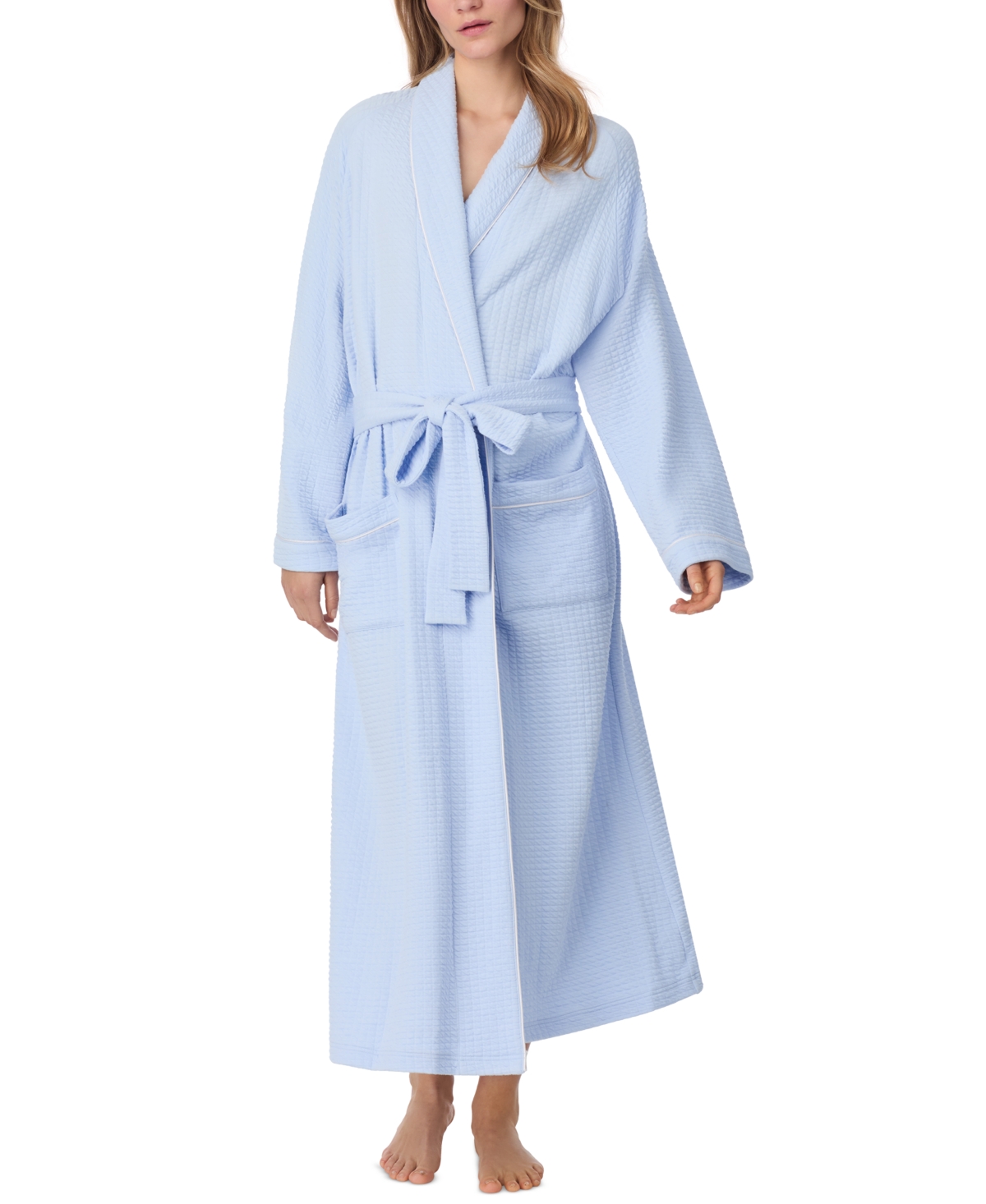 Eileen West Women's Silky Waffle-knit Ballet Robe