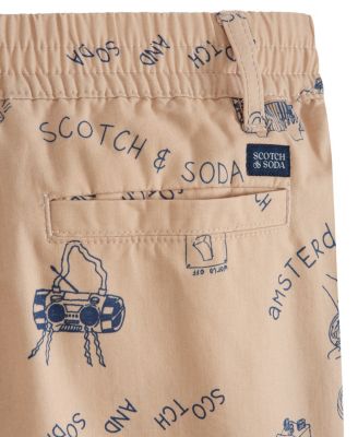 Big Boys Printed Half Panama Shorts