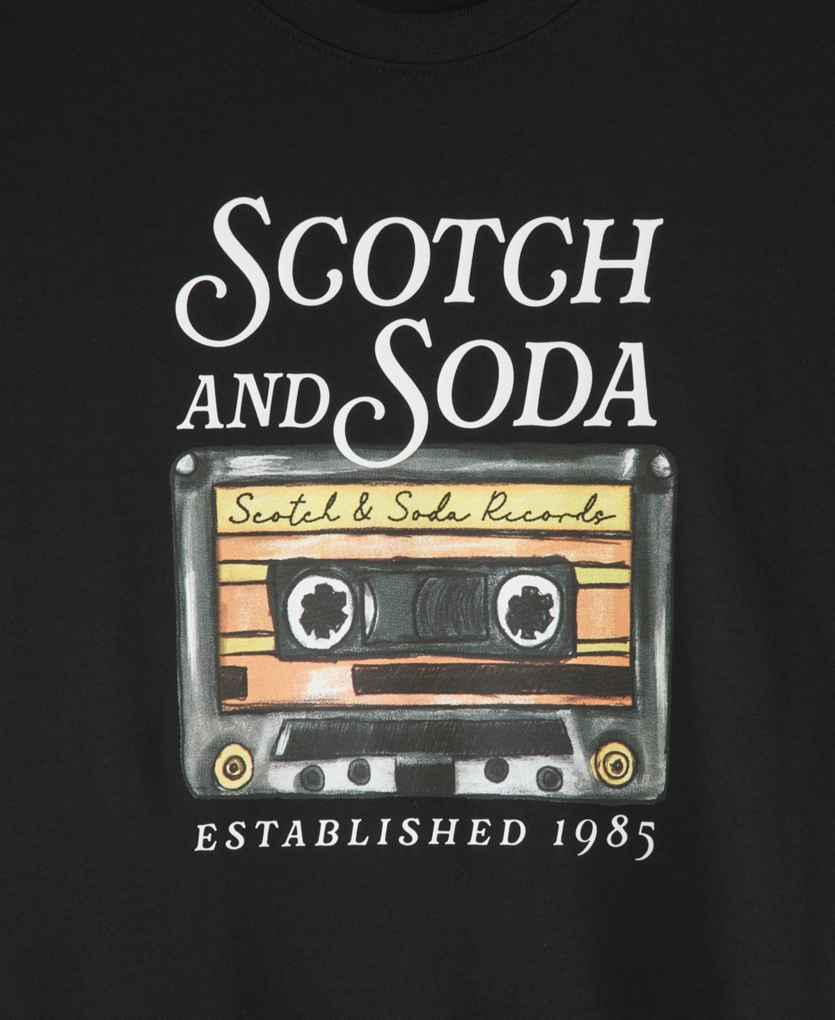 Scotch & Soda Kids' Cassette Graphic T-shirt