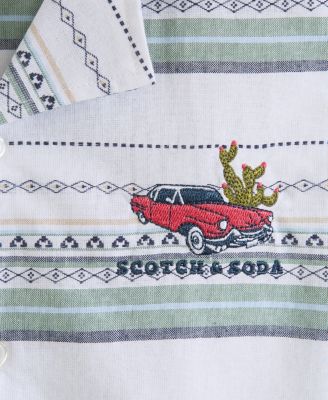 Big Boys Dobby Camp Polo Shirt