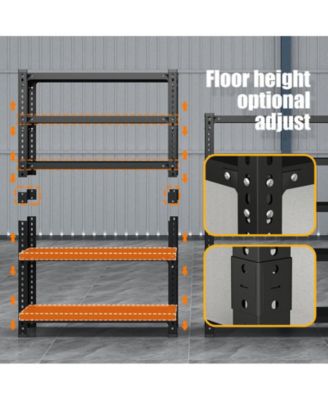 Household storage rack, adjustable display rack, basement balcony storage rack, carbon steel storage rack, 120cm 50cm 180cm, five floors