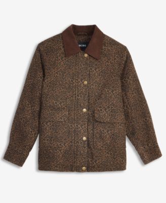 Women's Corduroy-Collar Barn Jacket, Exclusively at Macy's