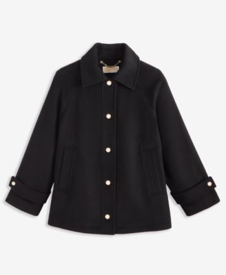 Women's Collared Button-Front Coat, Exclusively at Macy's