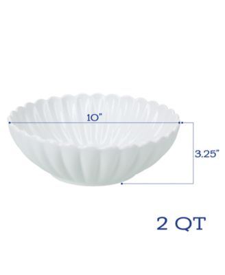Petal Round Serving Bowls, Set of 2