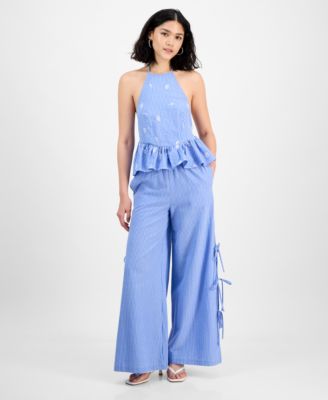 Women's Amelie Striped Peplum Top