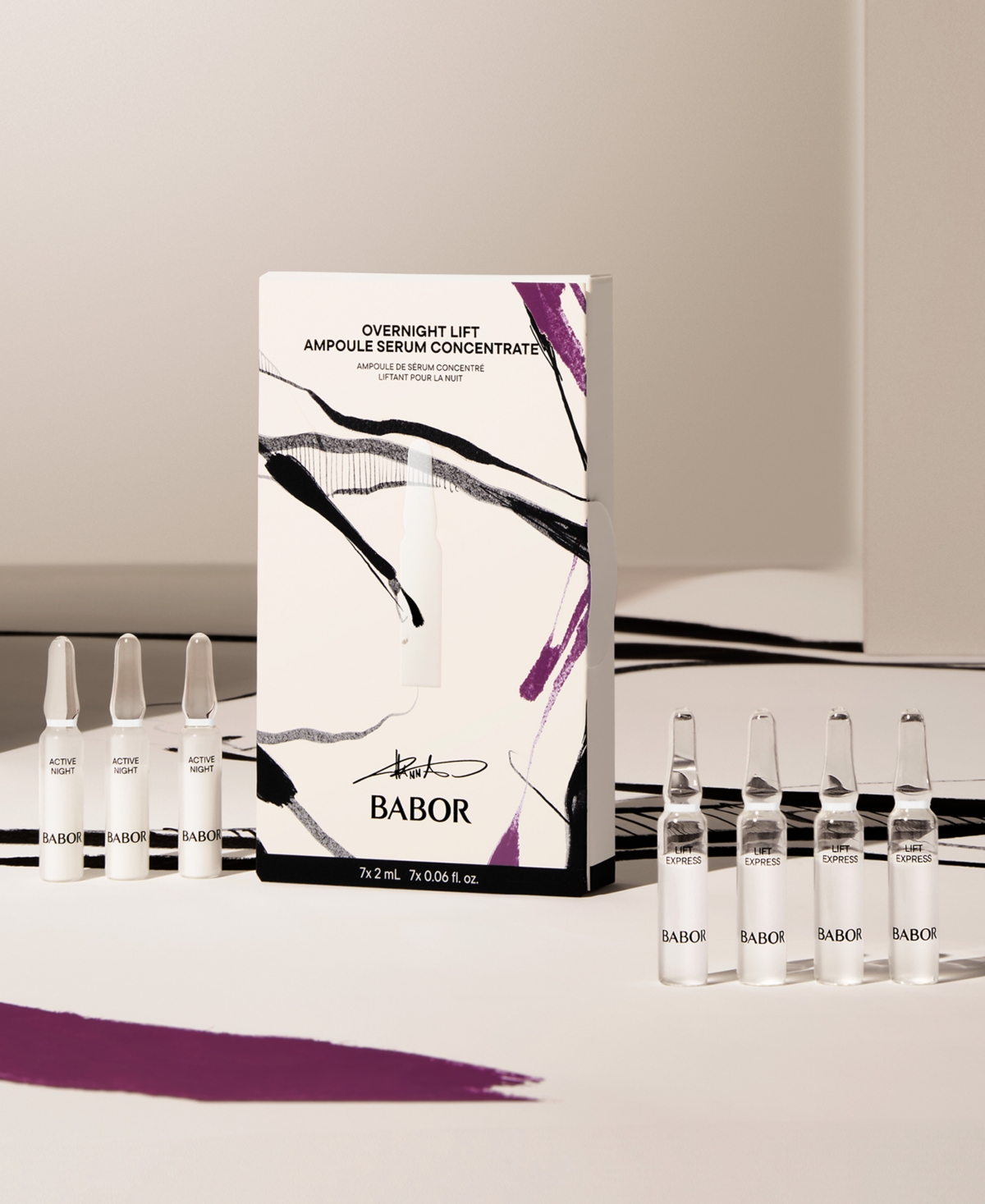 Babor 7-pc. Limited-edition Overnight Lift Ampoule Serum Concentrate Set