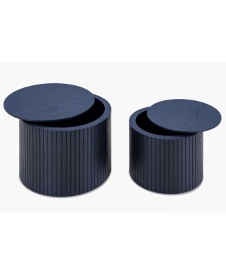 2-Piece Nested Coffee Table Set