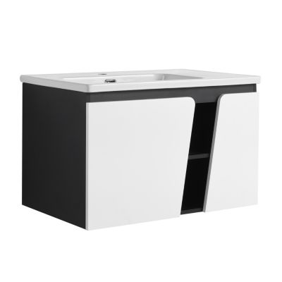  Wall-Mounted Vanity with Soft-Close Doors