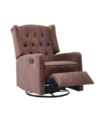 Streamdale 360 Swivel Glider Recliner, Coffee
