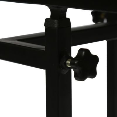 Artisan Handcrafted Modern Industrial Mango Wood C-Shape End Table