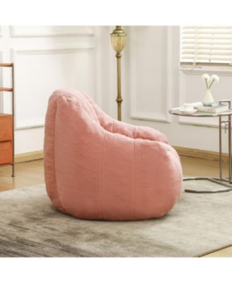 Tufted Bean Bag Chair with Memory Foam Filling