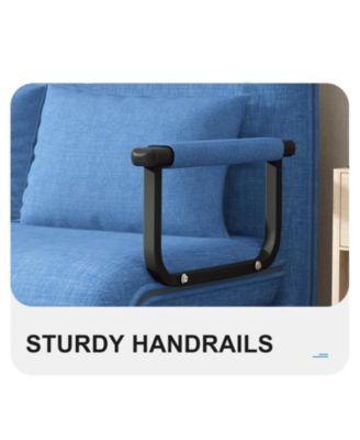 Versatile Sofa Bed Converts into Sofa, Chair, Lounger for Small Spaces