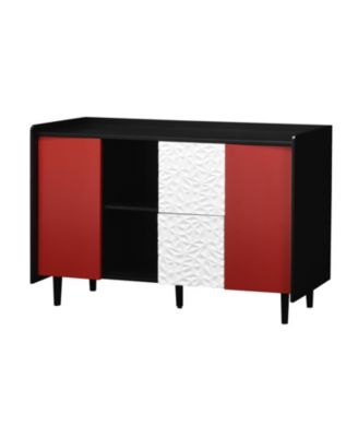 Accent Sideboard with Drawer and Open Shelves