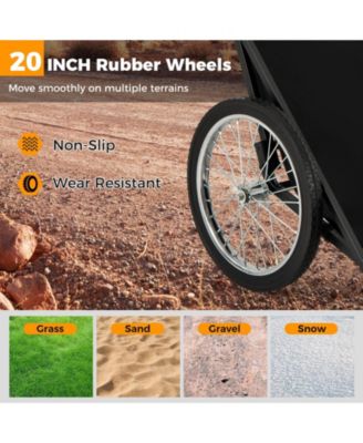 550 LBS Folding Deer Game Cart with Polyester Liner for Hunting