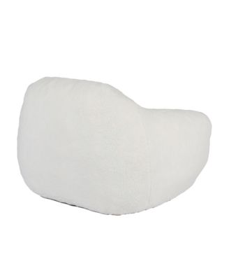 Comfy Bean Bag Chair with Armrest and Memory Foam Filler