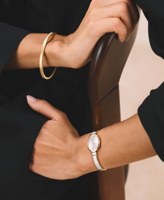 Women's Moda Swiss Quartz Stainless-Steel Yellow PVD Watch, 24mm