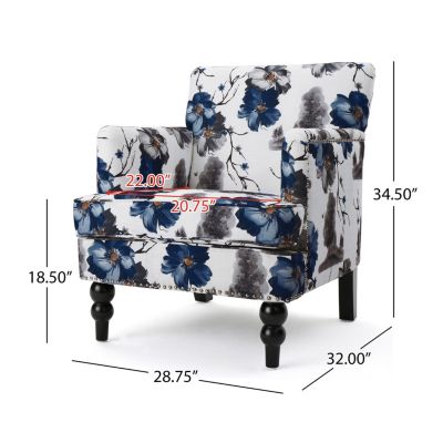 Streamdale Floral Fabric Club Armchair Comfort & Style in One
