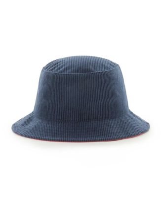 Men's Navy New England Patriots Thick Cord Bucket Hat