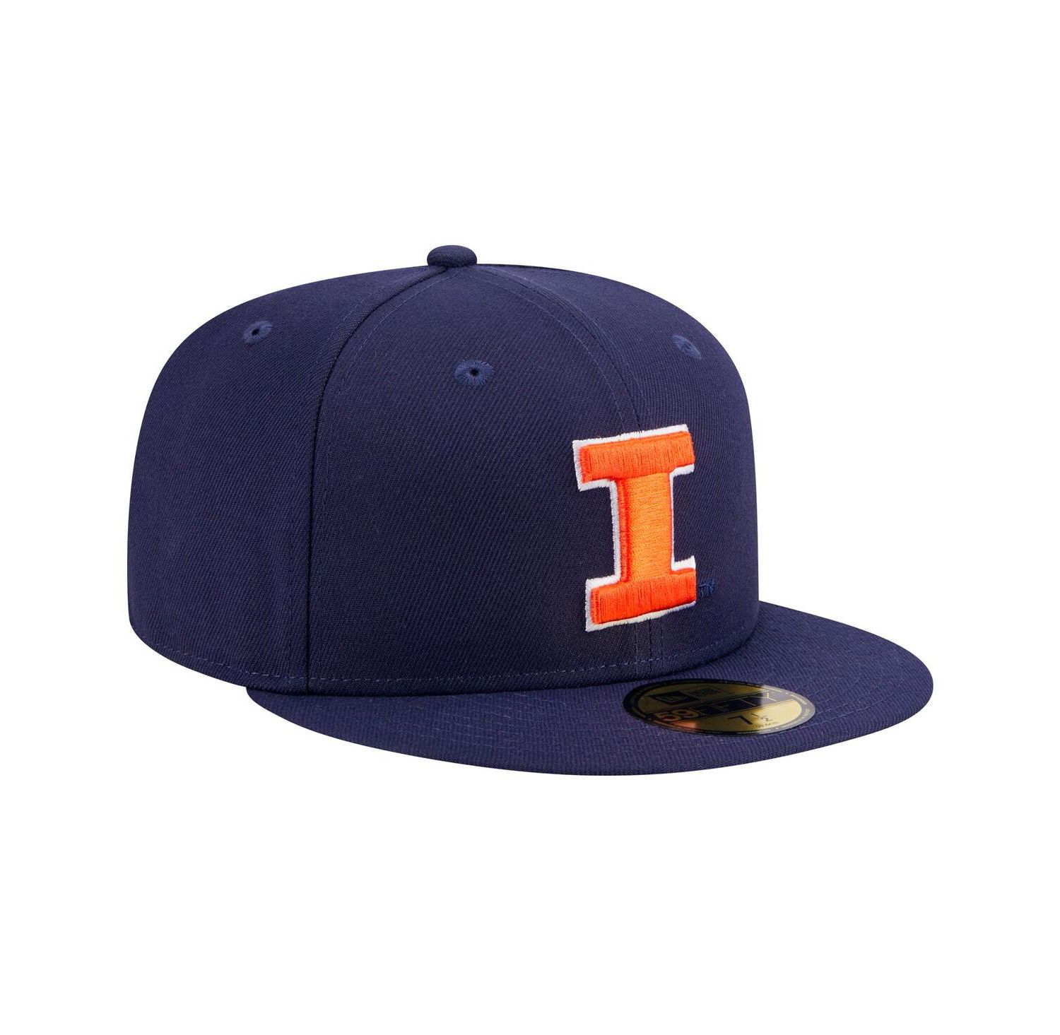 Men's Navy Illinois Fighting Illini 59FIFTY Fitted Hat