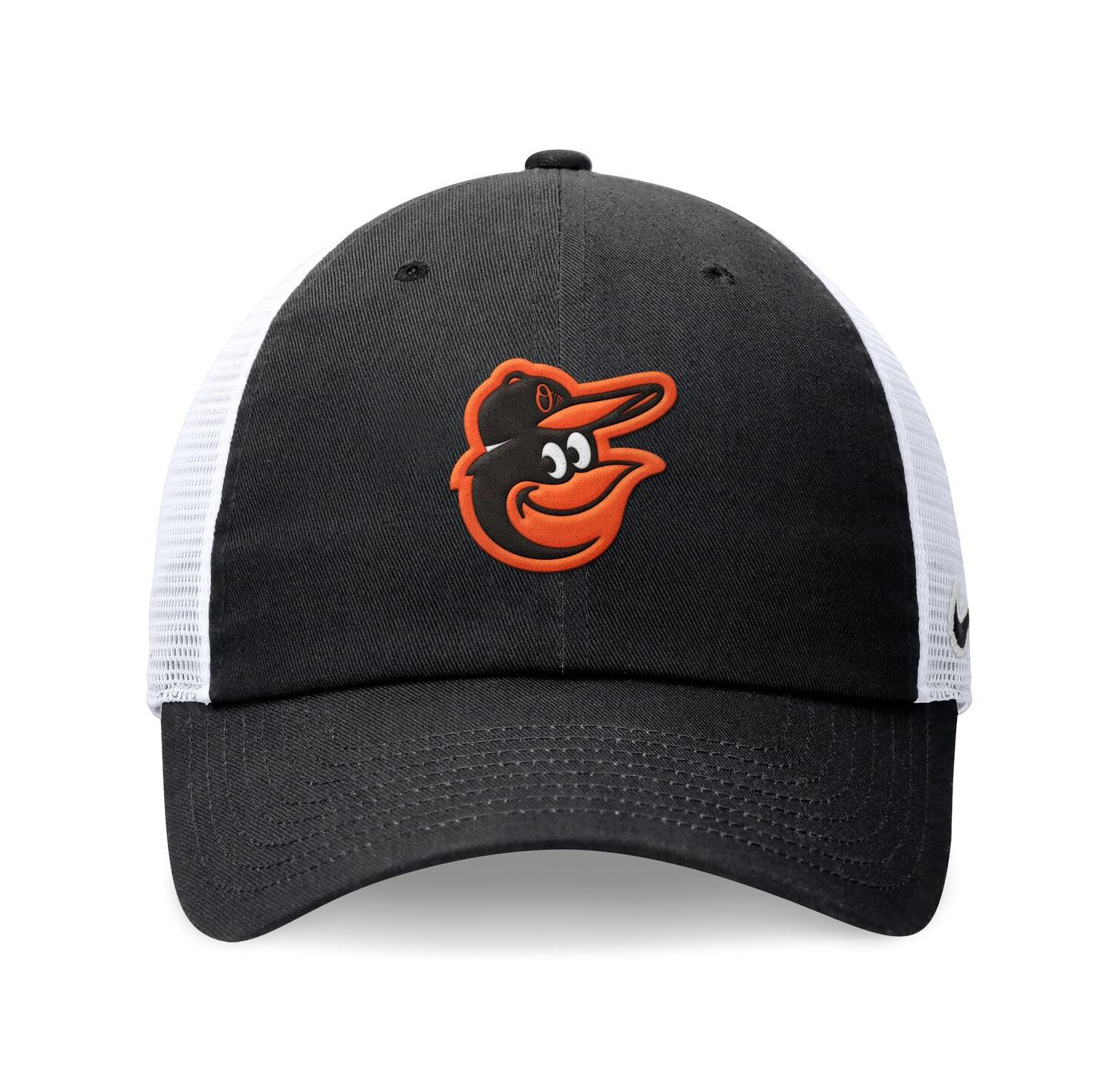 Men's Black Baltimore Orioles Club Trucker Adjustable Hat