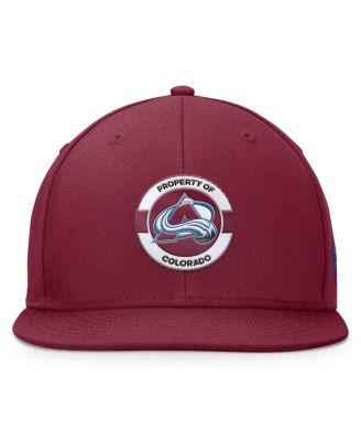 Men's Burgundy Colorado Avalanche Authentic Pro Training Camp Snapback Hat