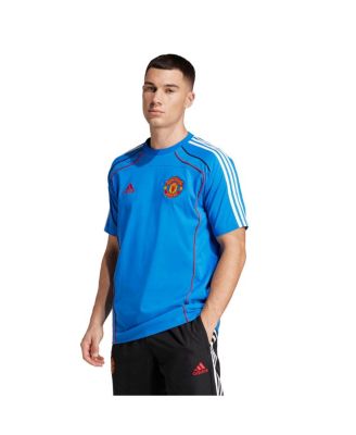 adidas - Men's&nbsp; Blue Manchester United 2024/25 Urban Purist T-Shirt