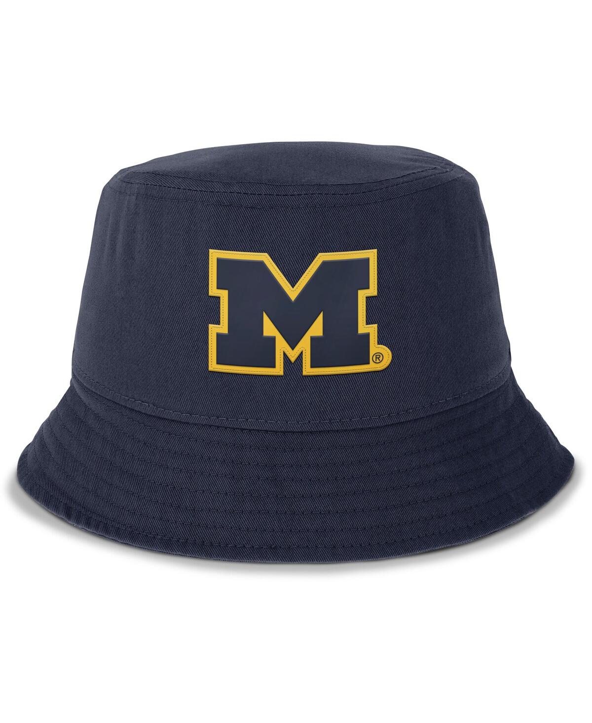 Jordan Men'sâ Navy Michigan Wolverines Apex Bucket Hat