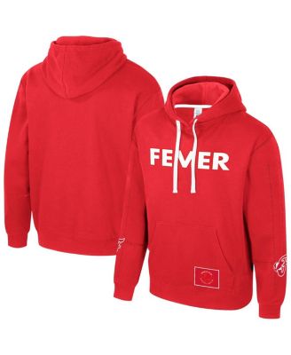 Stadium Essentials - Men's and Women's Red Indiana Fever City Star Rebel Edition Pullover Hoodie