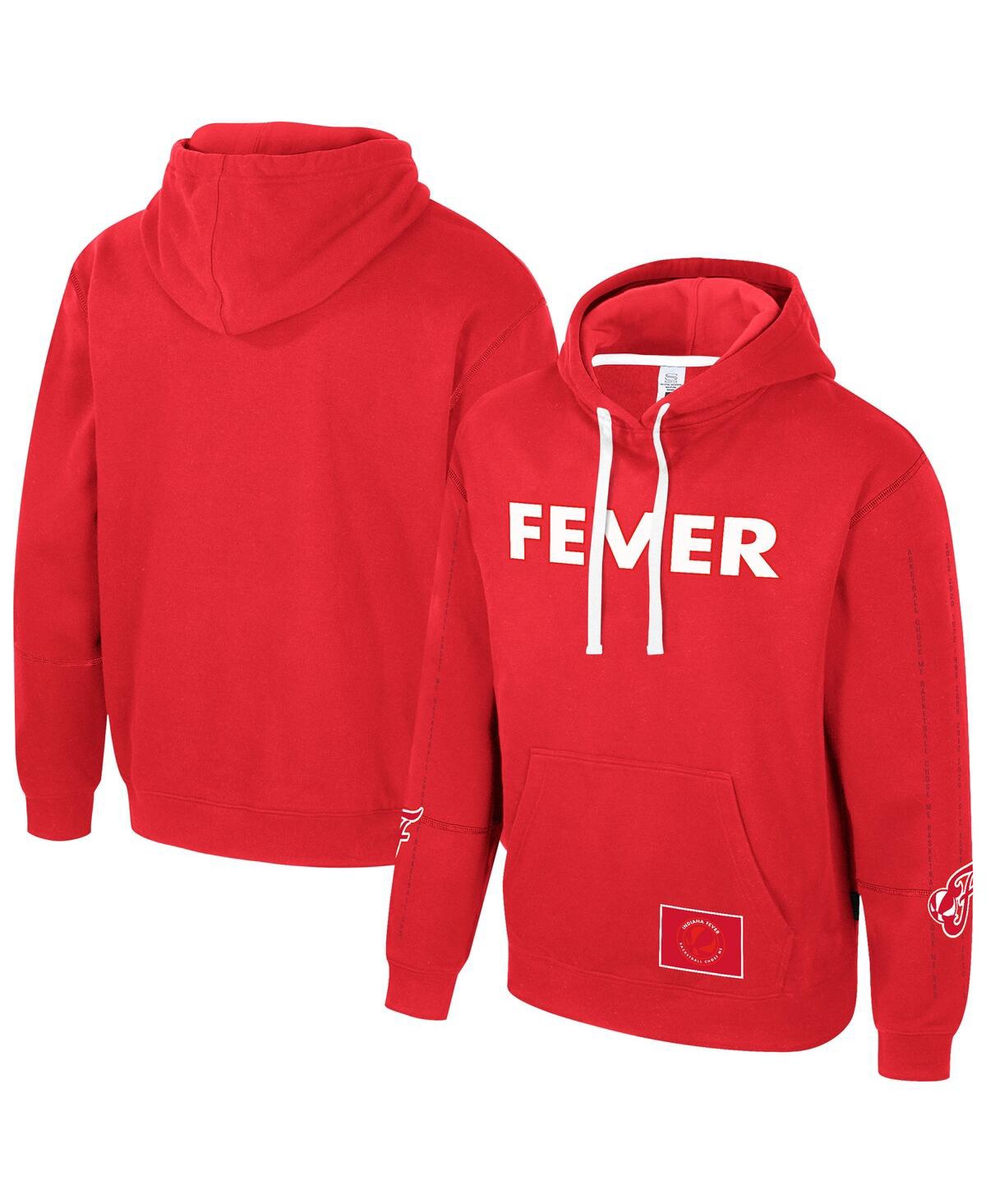 Shop Stadium Essentials Men's And Women's Red Indiana Fever City Star Rebel Edition Pullover Hoodie