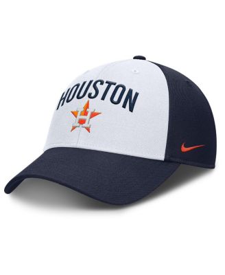 Nike - Men's White/Navy Houston Astros Club Performance Adjustable Hat