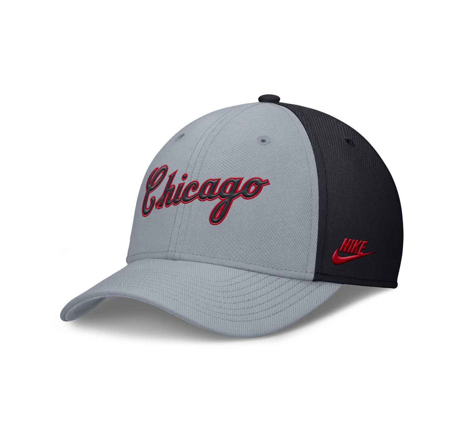 Men's Gray/Navy Chicago White Sox Rise Swoosh Performance Flex Hat