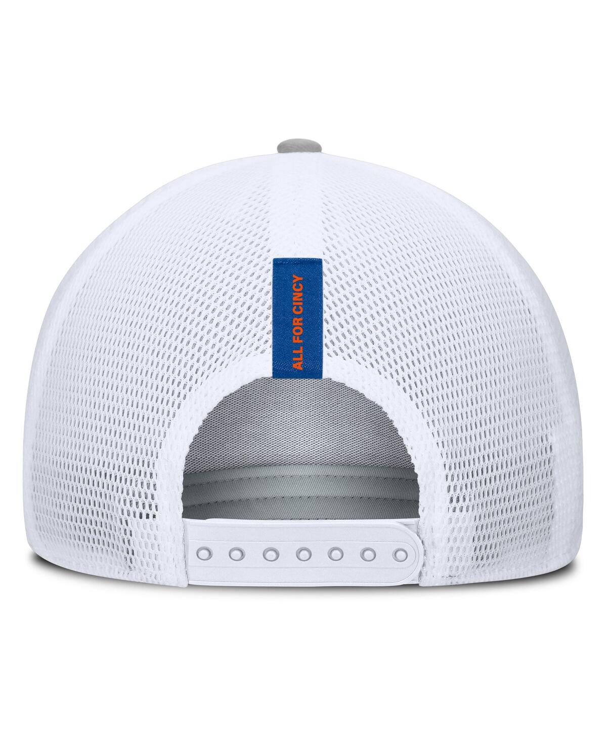 Fanatics Men's Heather Gray Fc Cincinnati Low Block Trucker Adjustable Hat