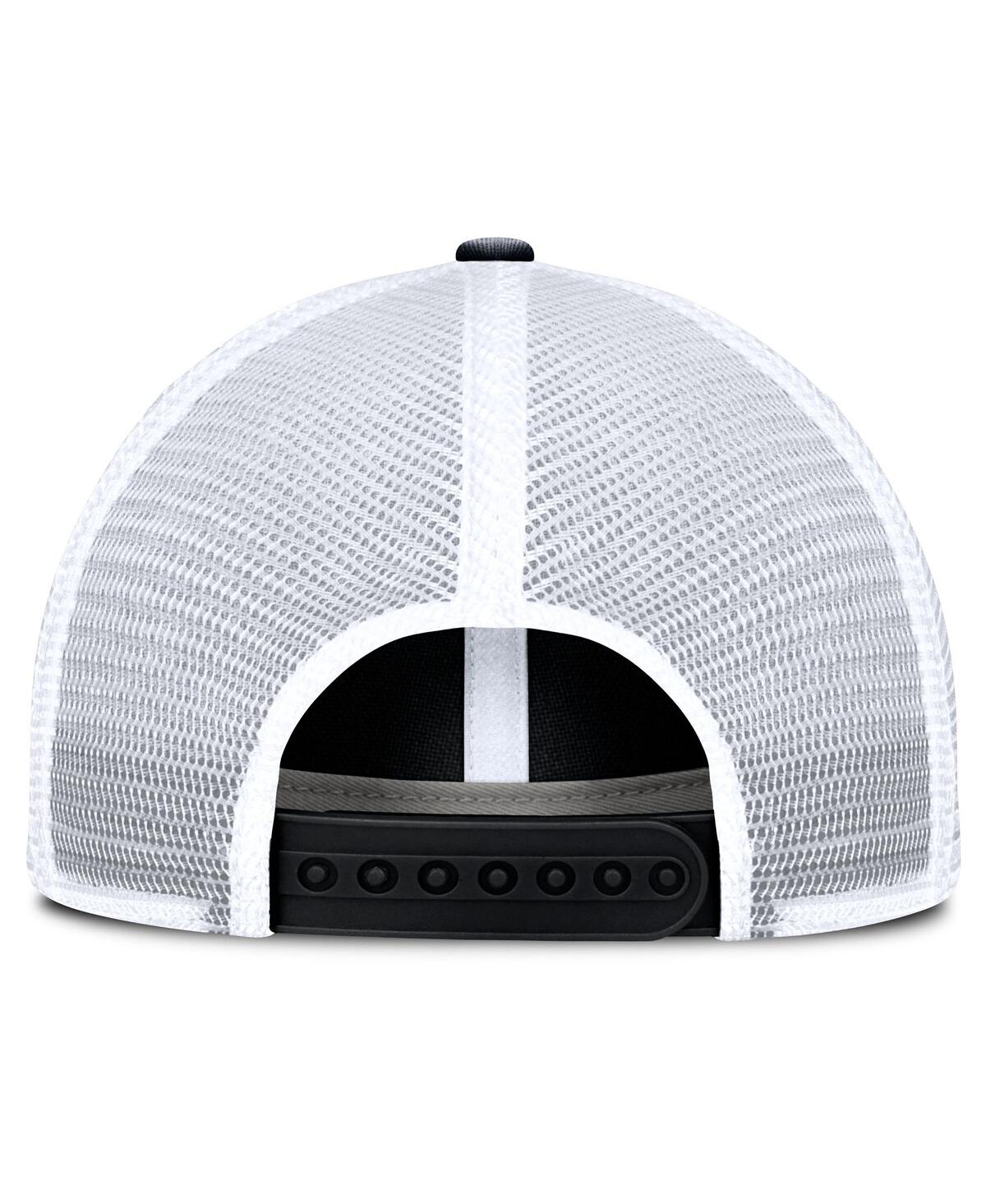 Fanatics Men's Black/white Colorado Avalanche Averie Trucker Adjustable Hat