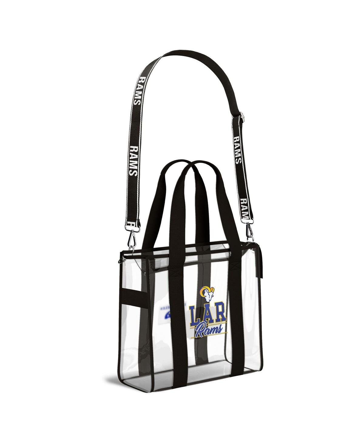 WEAR BY ERIN ANDREWS LOS ANGELES RAMS STADIUM WITH TEAM COLOR TRIM TOTE BAG 