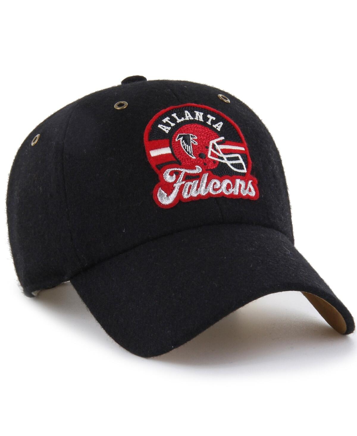 STONEY CLOVER LANE X '47 BRAND MEN'S AND WOMEN'S BLACK ATLANTA FALCONS FIELD GOAL CLEAN UP ADJUSTABLE HAT 