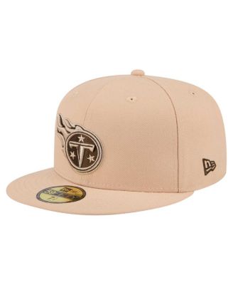 New Era - Men's Tan Tennessee Titans Candied Pecan 59FIFTY Fitted Hat