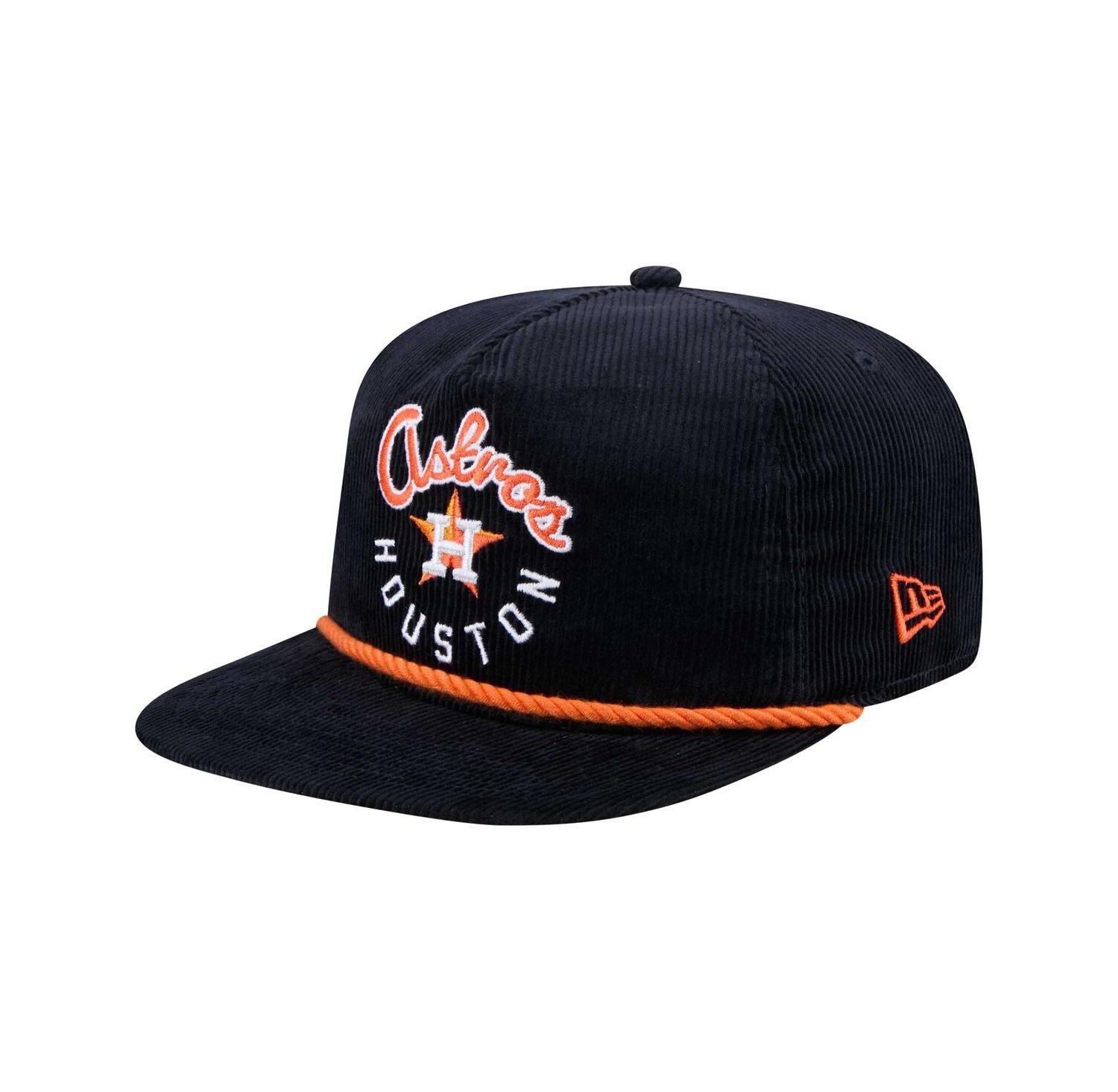 Men's Navy Houston Astros Full Circle Corduroy Golfer Adjustable Hat