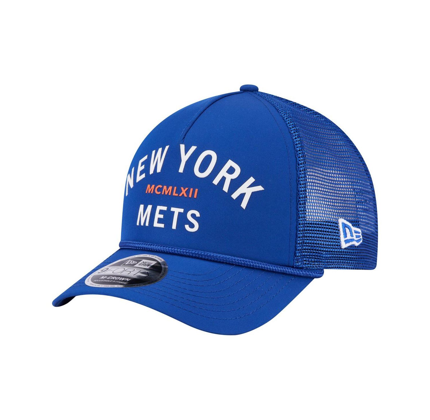 Men's Royal New York Mets Minimalist 9FORTY A-Frame Adjustable Hat