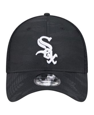 Men's Black Chicago White Sox Subtle Camo 39THIRTY Flex Hat