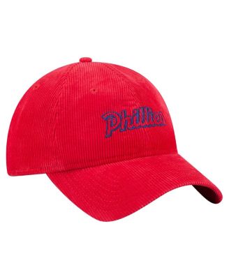 Women's Red Philadelphia Phillies Corduroy 9TWENTY Adjustable Hat