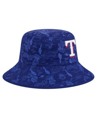 Men's Dark Blue Texas Rangers 2025 Spring Training All Over Print Bucket Hat