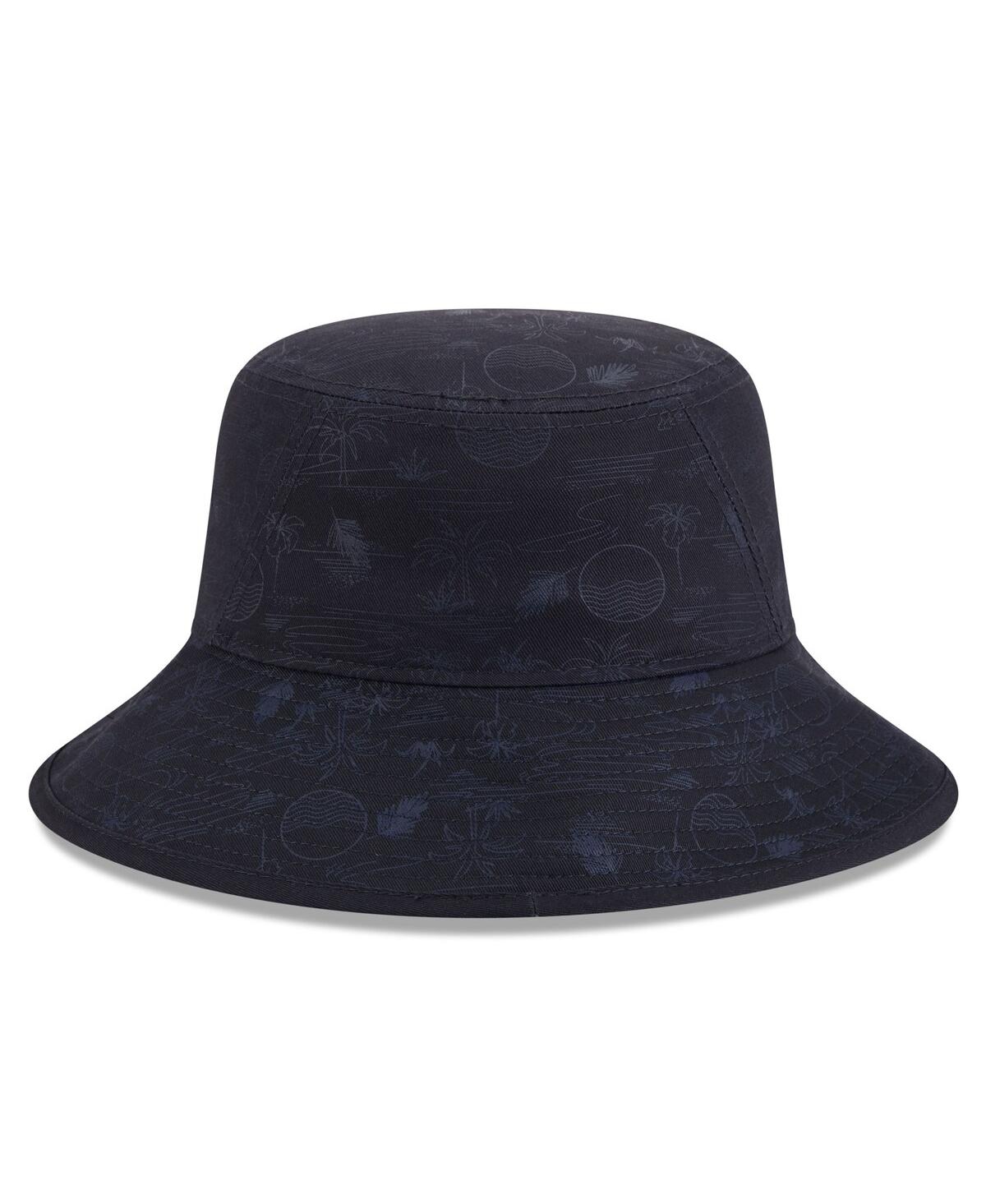 NEW ERA MEN'S NAVY BOSTON RED SOX 2025 SPRING TRAINING ALL OVER PRINT BUCKET HAT 