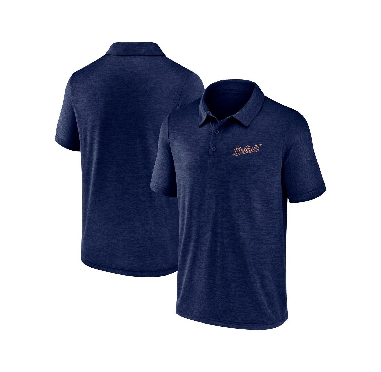 Men's Navy Detroit Tigers Unstoppable Polo Shirt