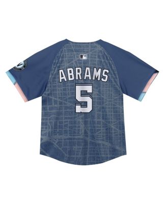 Toddler CJ Abrams Blue Washington Nationals City Connect 2025 Limited Jersey